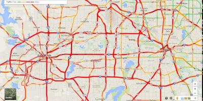 Harta Dallas trafic