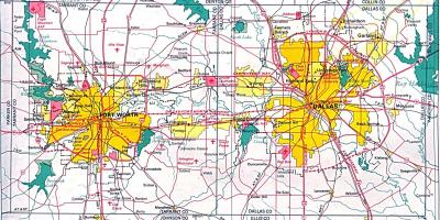 Harta de nord Dallas