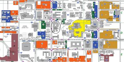 Universitatea din North Texas, Dallas arată hartă