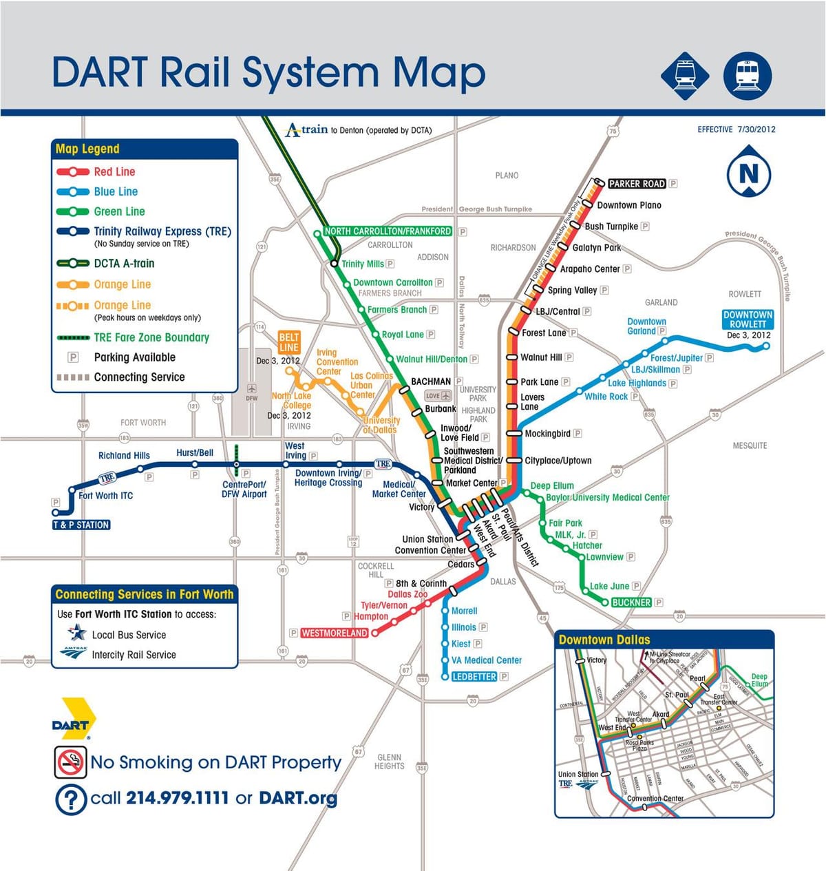 Dallas dart hartă