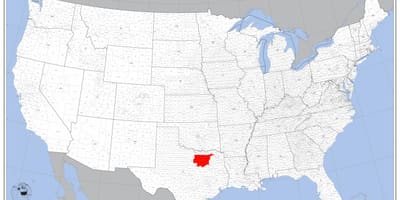 Dallas pe harta de statele unite ale americii
