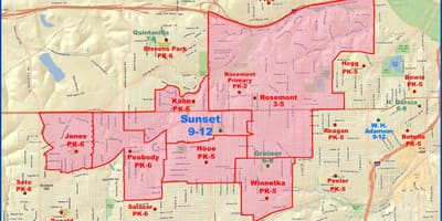 Dallas isd district hartă
