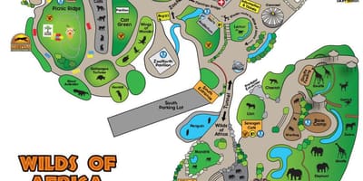Harta Dallas zoo